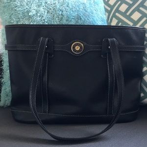 Dooney Bourke vintage navy blue purse